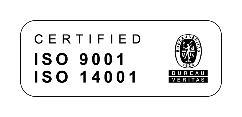 ISO 9001 ISO 14001 RGB negro 002
